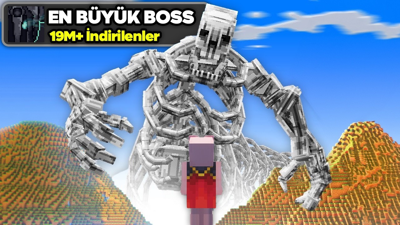 Minecraft'ta EN BÜYÜK BOSS'LARI Test Ettim...