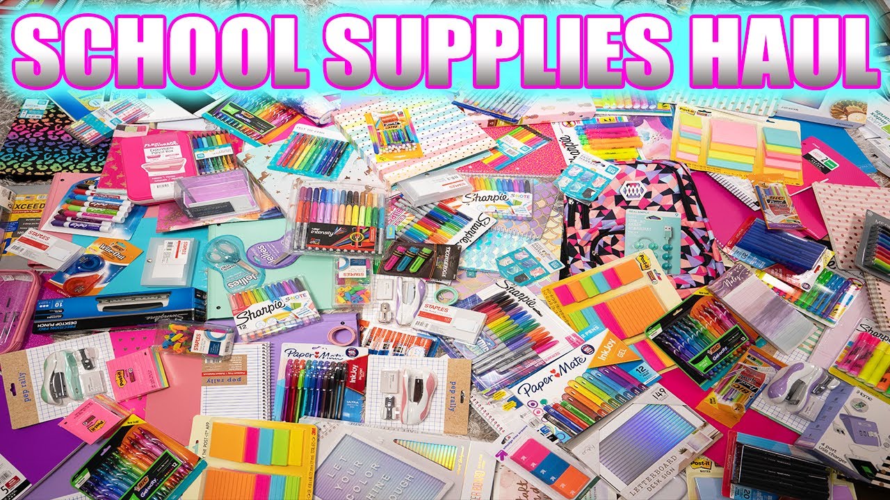 BIGGEST SCHOOL SUPPLIES HAUL EVER!