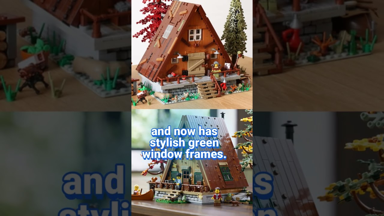 The best thing about LEGO Ideas A-Frame Cabin