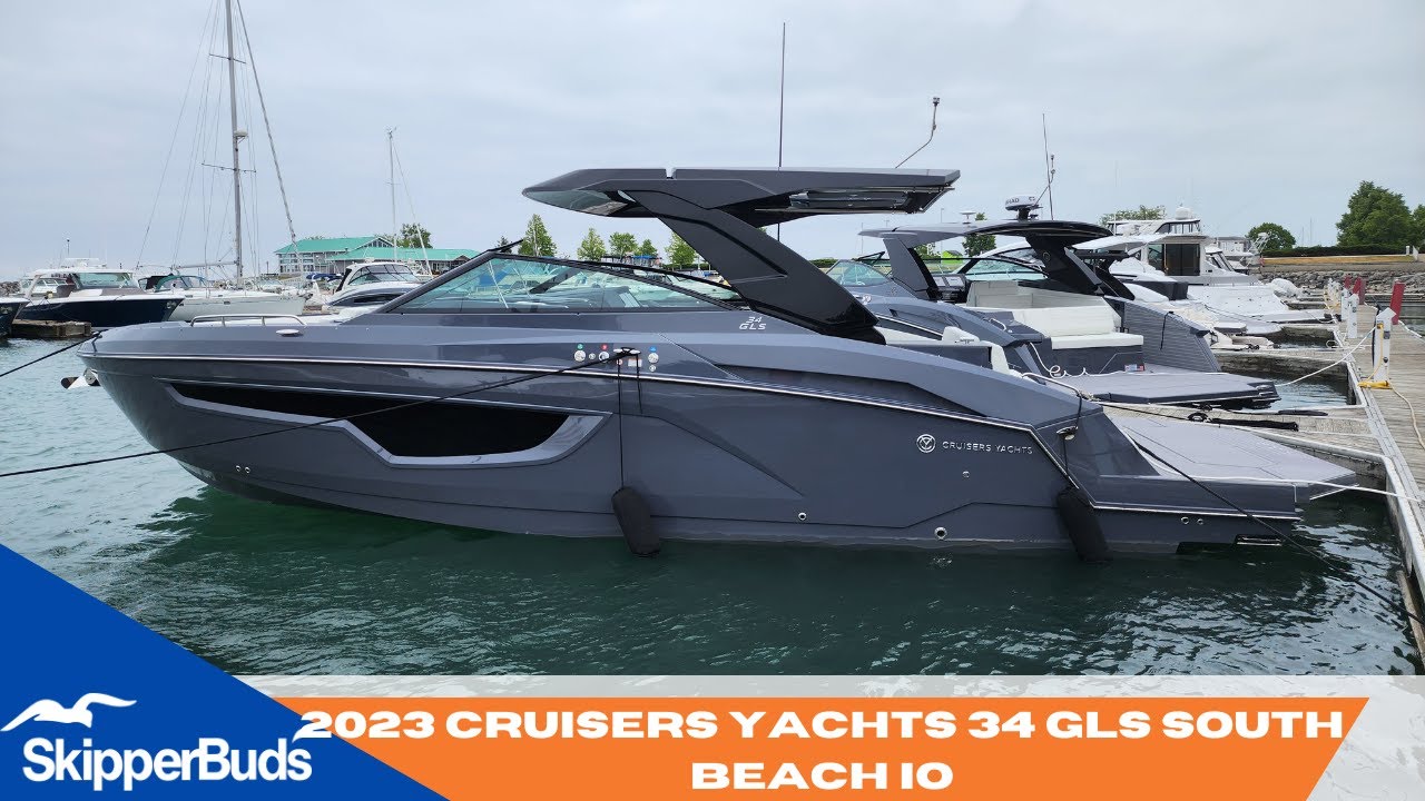 2023 Cruisers Yachts 34 GLS South Beach IO Yacht Tour SkipperBud's