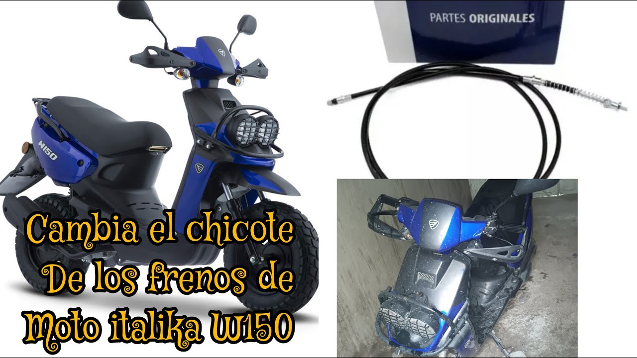 chicote de frenos moto italika W150 #motoneta #motoitalika