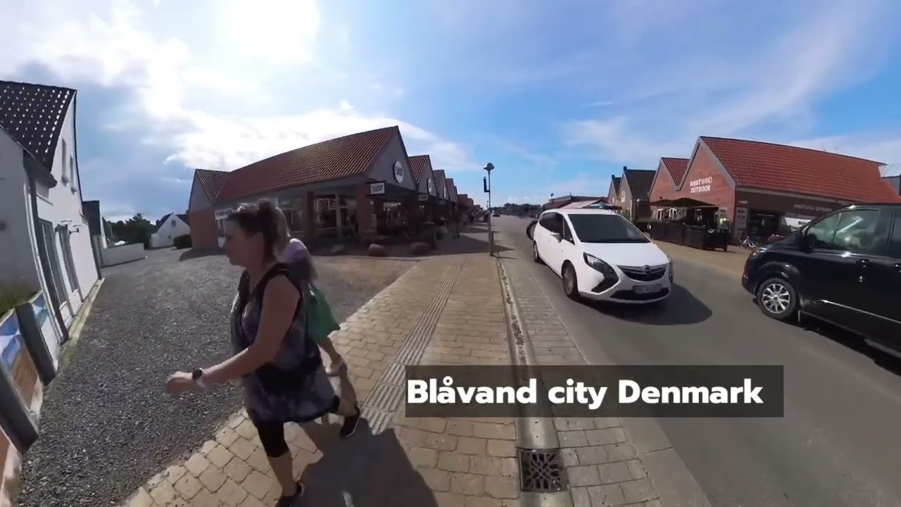 Blåvand city Denmark