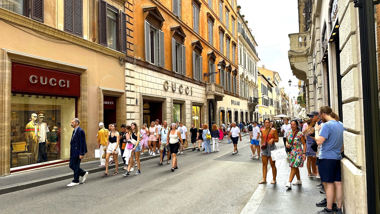 #1 Place for Luxury Designer Shops in Rome Italy!