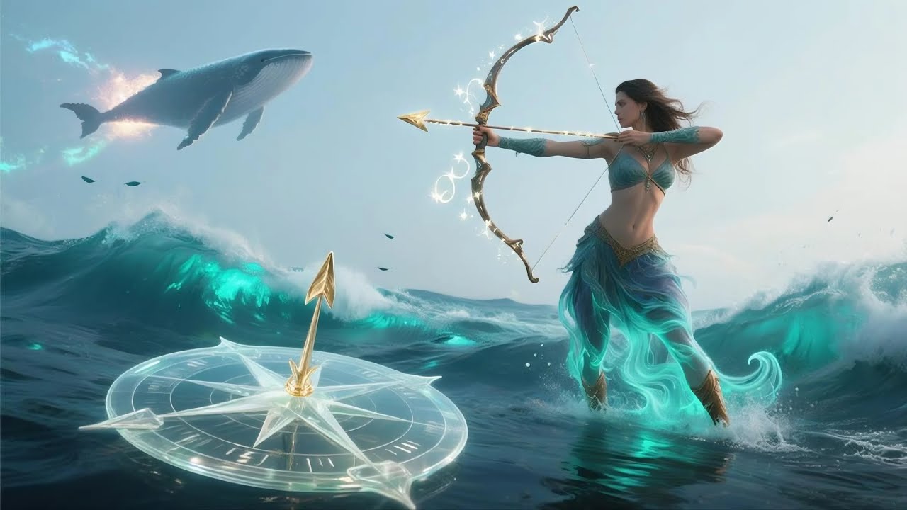 🌊 Sag Sun, Pisces Rising 2025: Your Truth Flows! Cosmic Clarity & Action 🏹