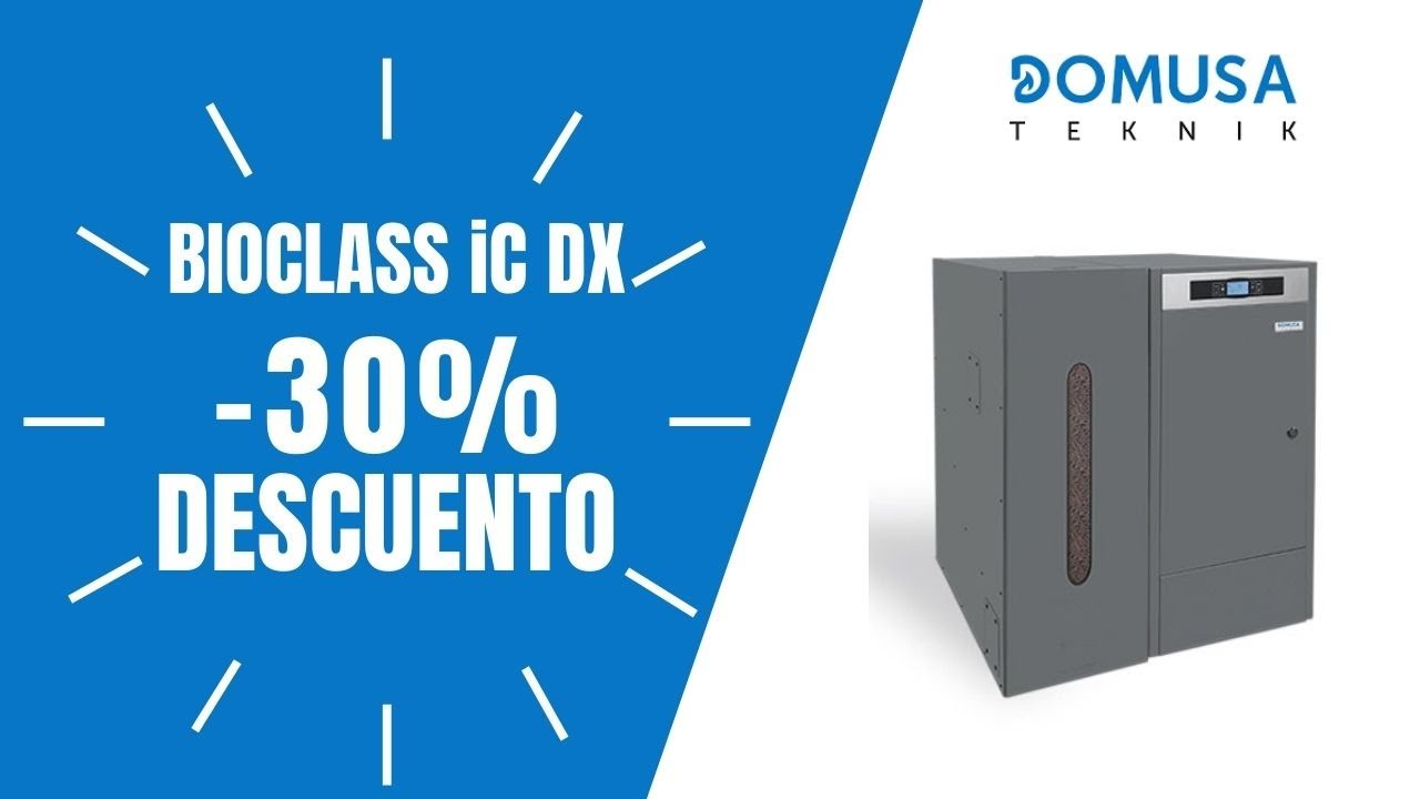 🥇Caldera de Pellets🔥DOMUSA BIOCLASS iC DX🔥Precios y venta!