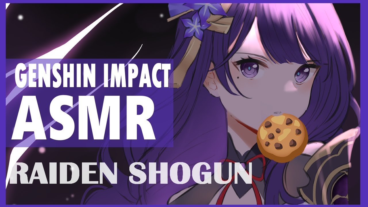⚡Cookie Decorating with the Raiden Shogun! (Gone Wrong??)⚡[Genshin Impact ASMR]