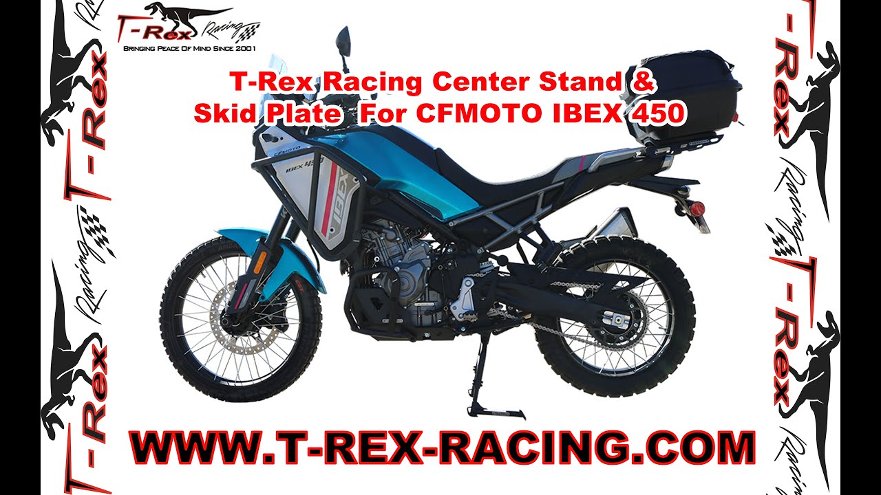 T-Rex Racing Center Stand & Skid Plate For CF Moto Ibex 450