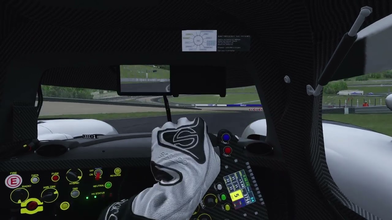 Volta rápida em mugello com o Audi R18 e-tron quattro