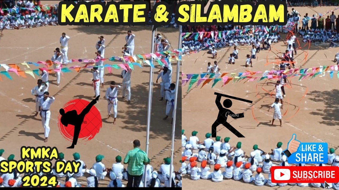 Martial Arts Mastery: Karate and Silambam KMKA Sportsday #letslearndaily #karate #silambam #2024