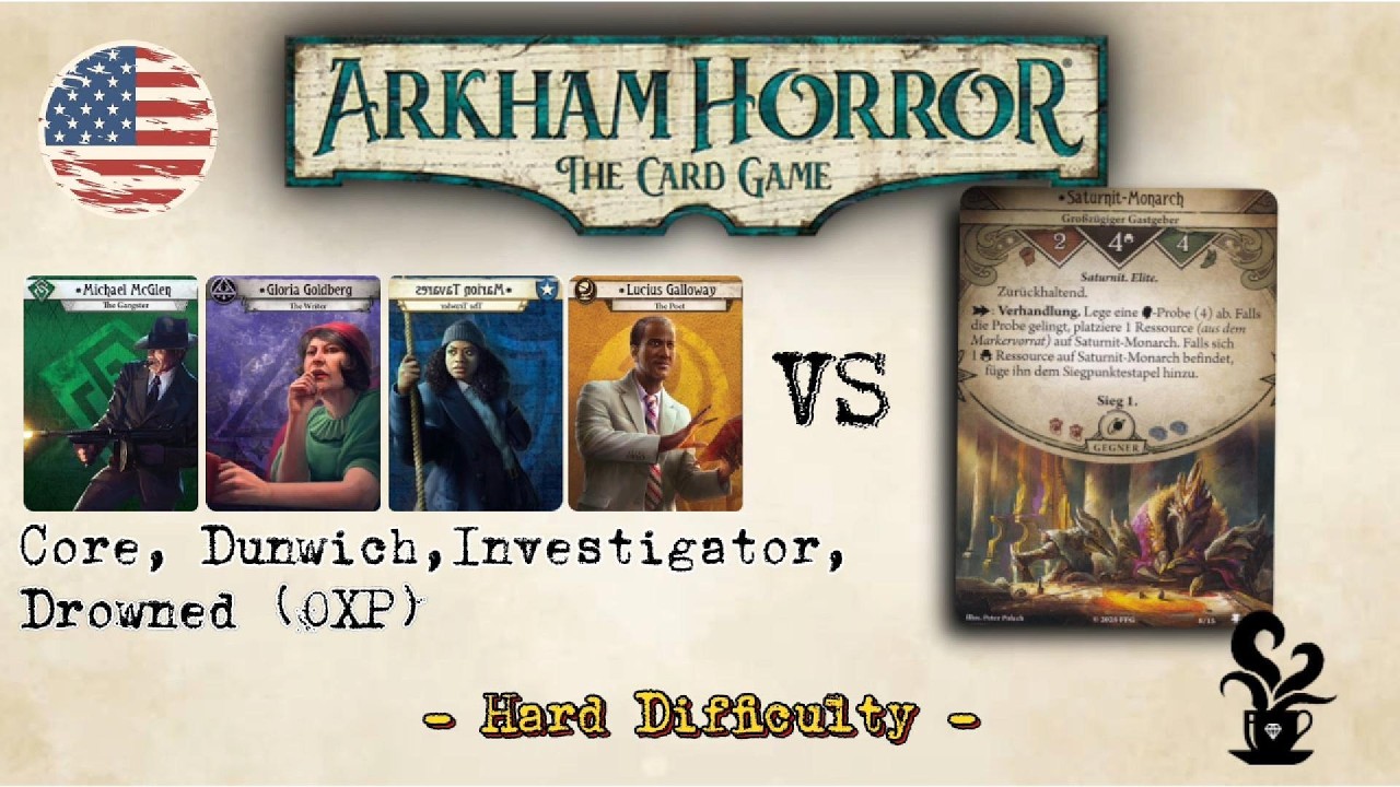 Arkham Horror The Card Game - 4 Player Mode VS 