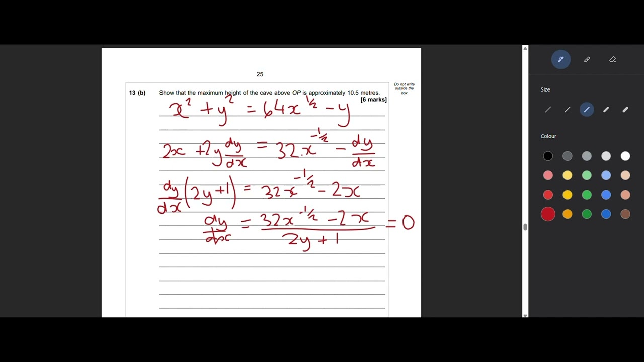 A Level Maths: AQA Jun 22 Paper 1 - Question 13