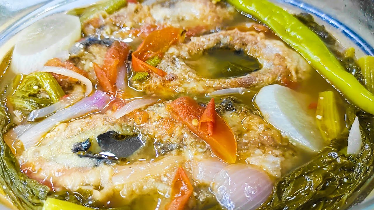 SINIGANG NA BANGUS SA MISO | MILKFISH IN TAMARIND-MISO SOUP