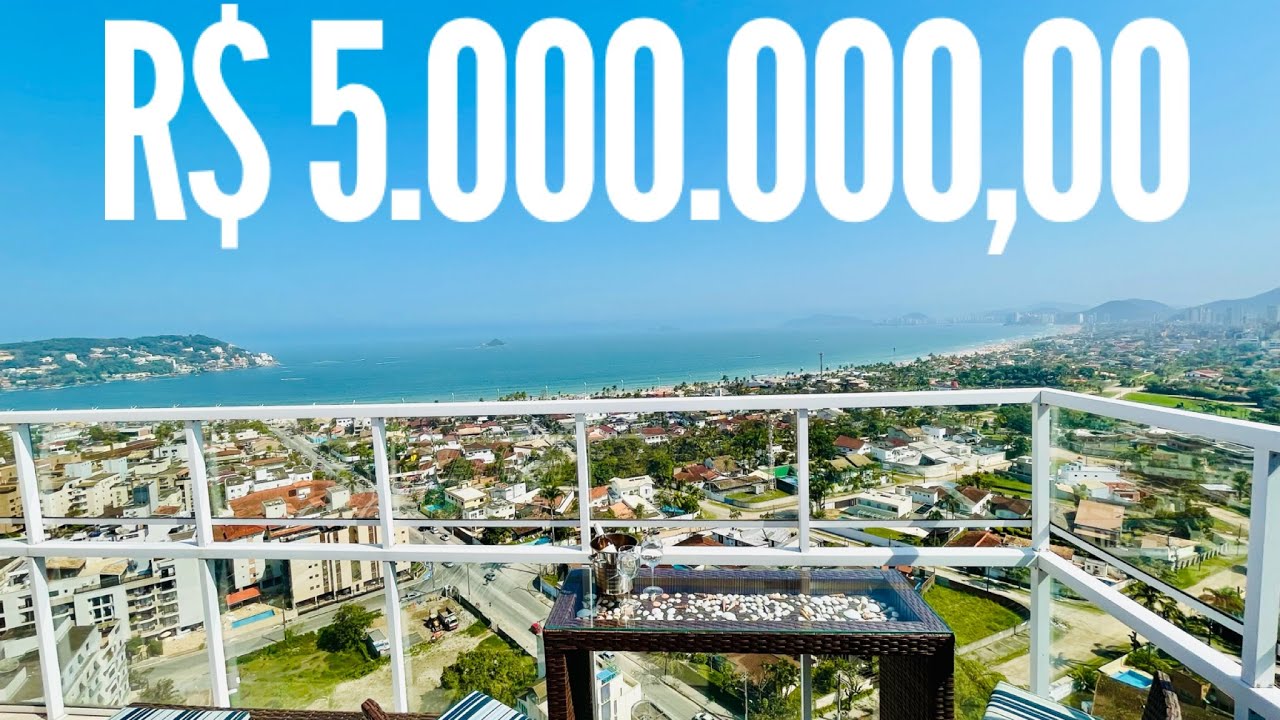 Cobertura Espetacular à venda na Praia da Enseada em Guarujá com 320 Metros Úteis por R$ 5,000,000,0