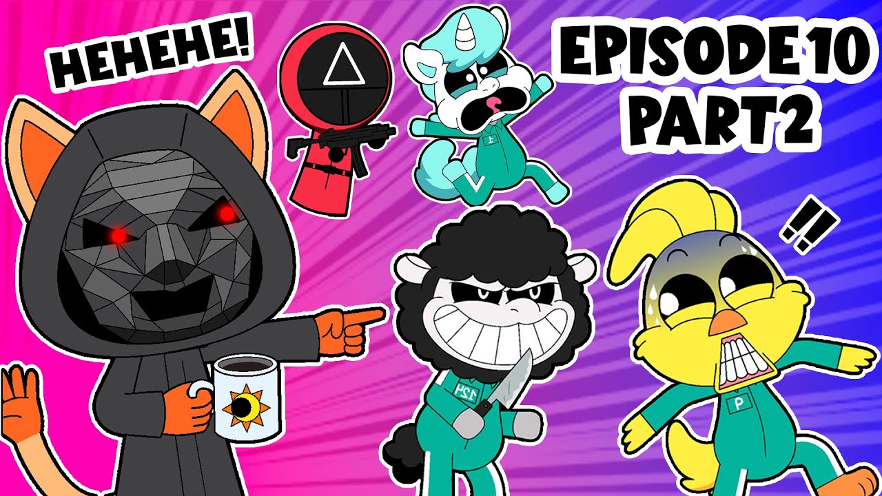 SMILING CRITTERS SERIES ANIMATION🌈EP10 Squid Game  [ Part 2] 🦑🔥