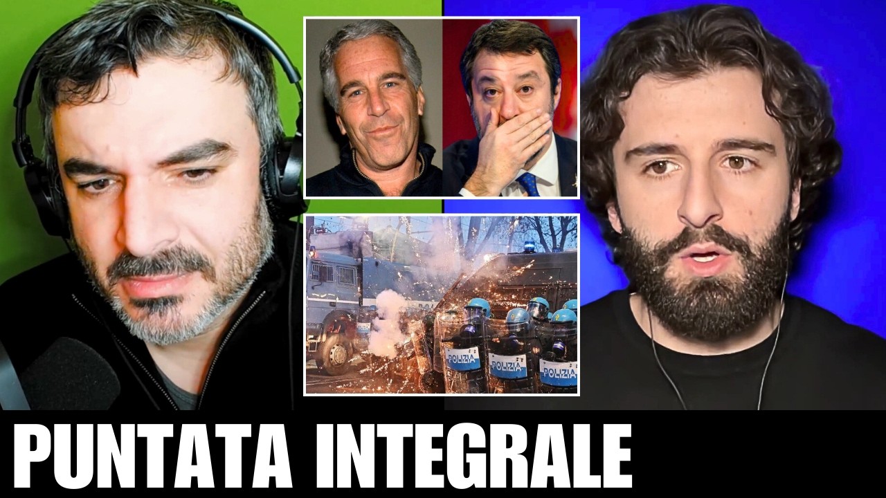 Scontri a Torino, Lo schifo Epstein files, Don Alberto lascia il sacerdozio, Corona vs. Mediaset