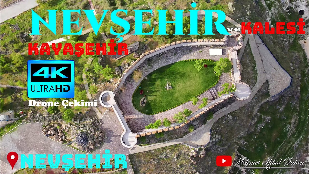 NEVŞEHİR ( Kayaşehir ve Nevşehir Kalesi ) / 4K Drone Çekimi - 2 / 9.5.22