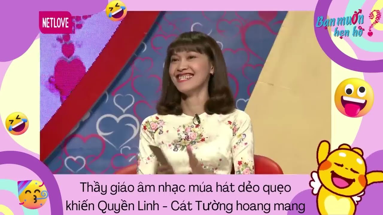 Thầy giáo BUNG LỤA tìm vợ khiến Quyền Linh Cát Tường Cười Bò trên sâu khấu Bạn Muốn Hẹn Hò