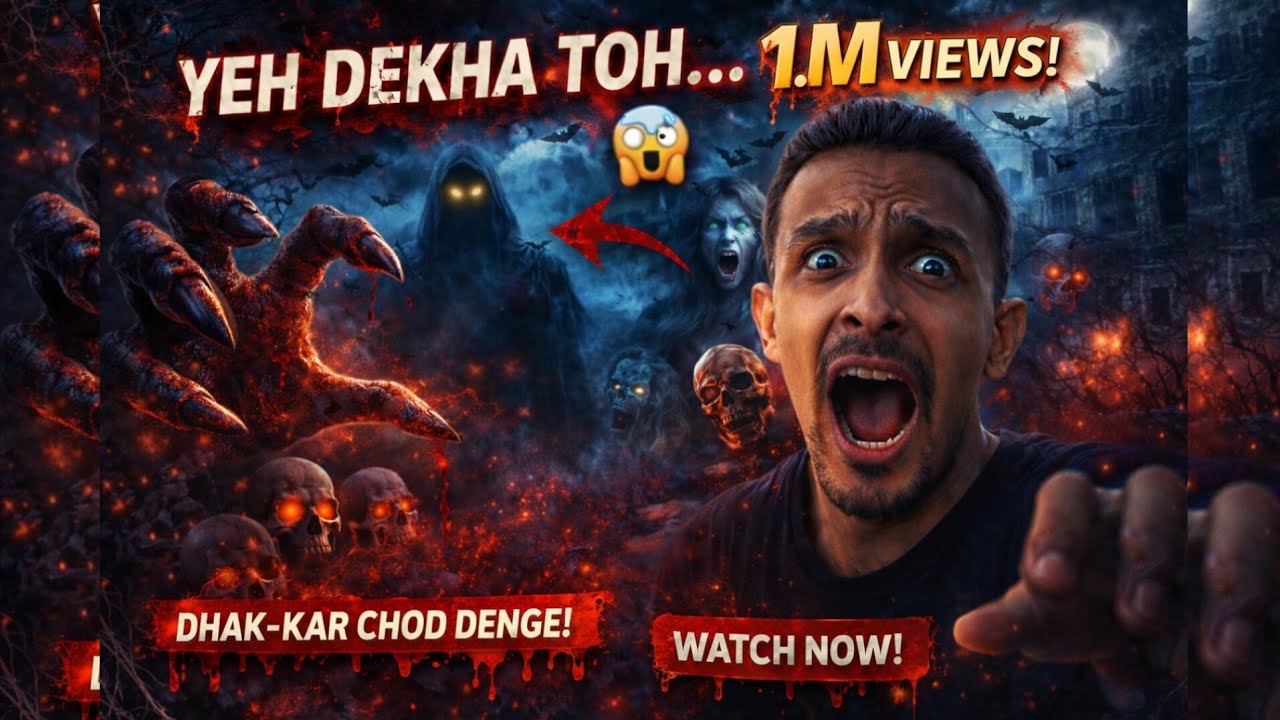 “Ye Video Banana Meri Sabse Badi Galti Thi… Last 15 Minute Darr Se Bhare Hain 😨”#horror #horrorvlog 