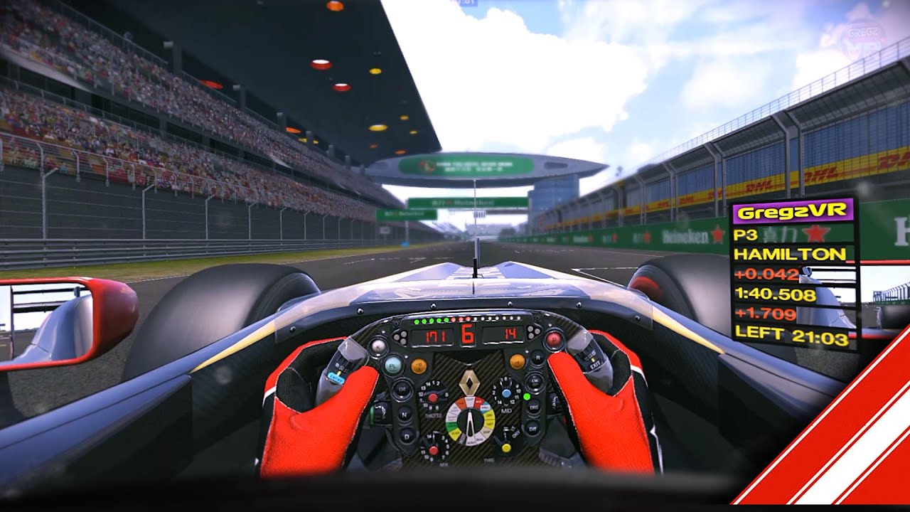 Senna’s Renault R31 Attacks Shanghai