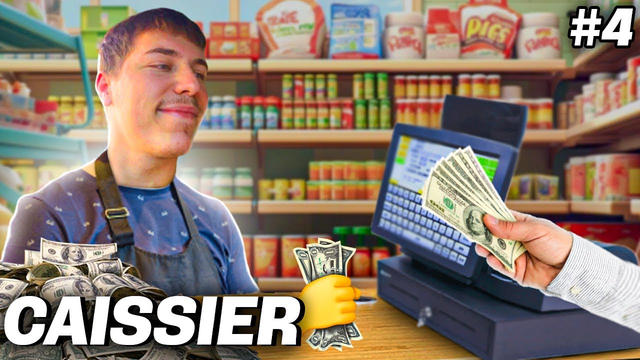 J’EMBAUCHE UN CAISSIER !! (Supermarket simulator #4)