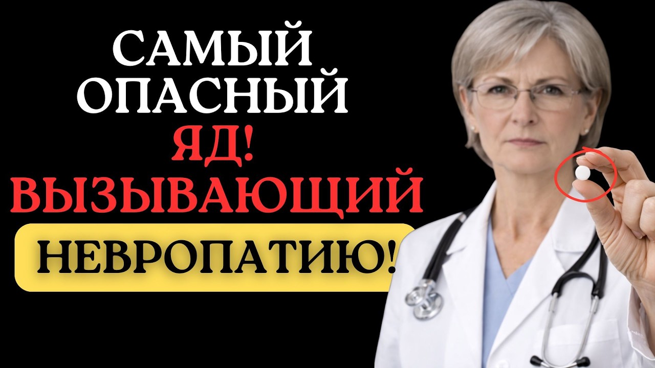 Врачи Раскрывают Самый Опасный Яд Разрушающий Нервы и Вызывающий Невропатию