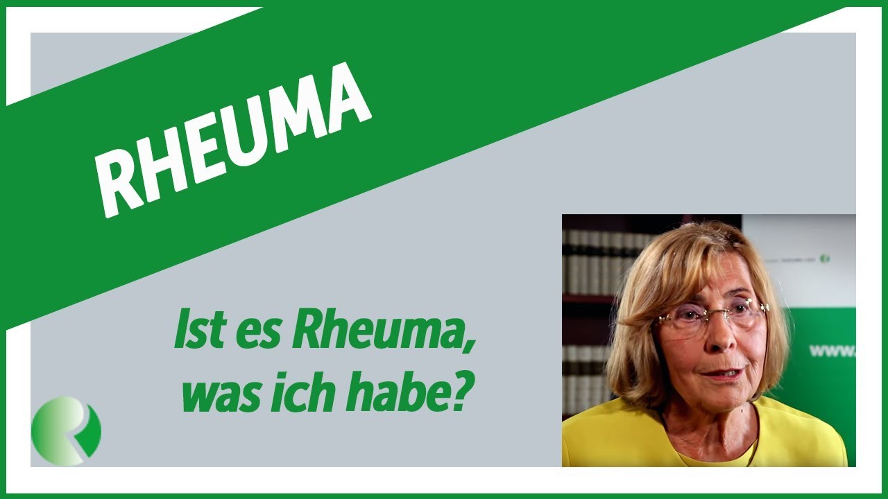 🔍 Ist es Rheuma, was ich habe? Prof. Dr. Erika Gromica-Ihle / Rheuma-Liga