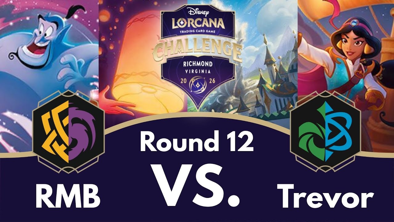 Lorcana DLC Richmond Round 12 | Amber Amethyst vs Emerald Sapphire