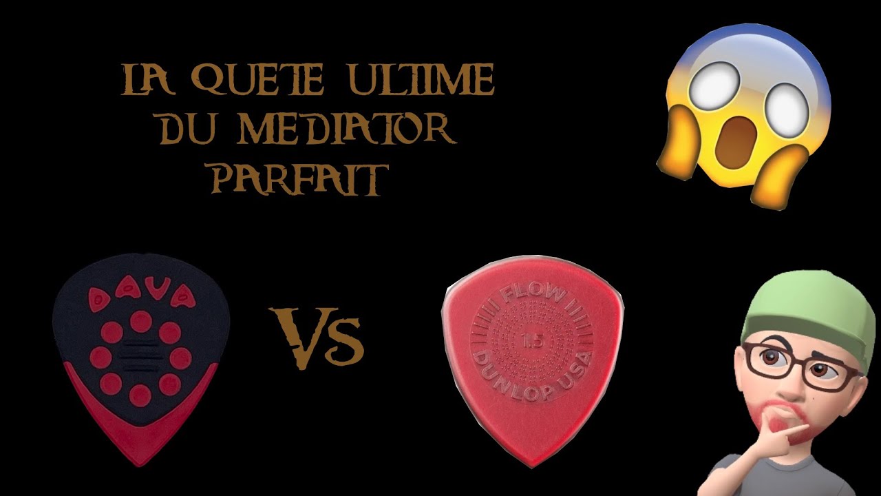 La quête du médiator parfait... Dunlop Flow