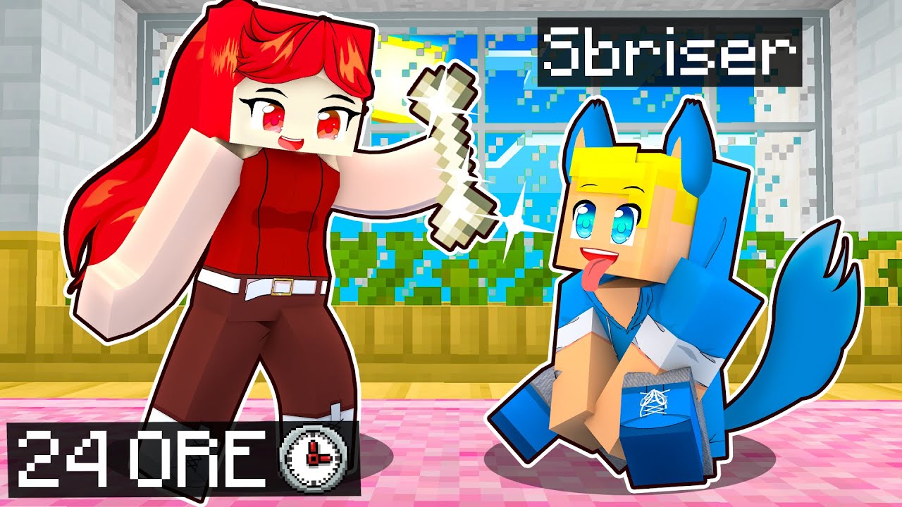 Sono Il CAGNOLINO Di ZOE Per 24 ORE!! - Minecraft Villa FRZ