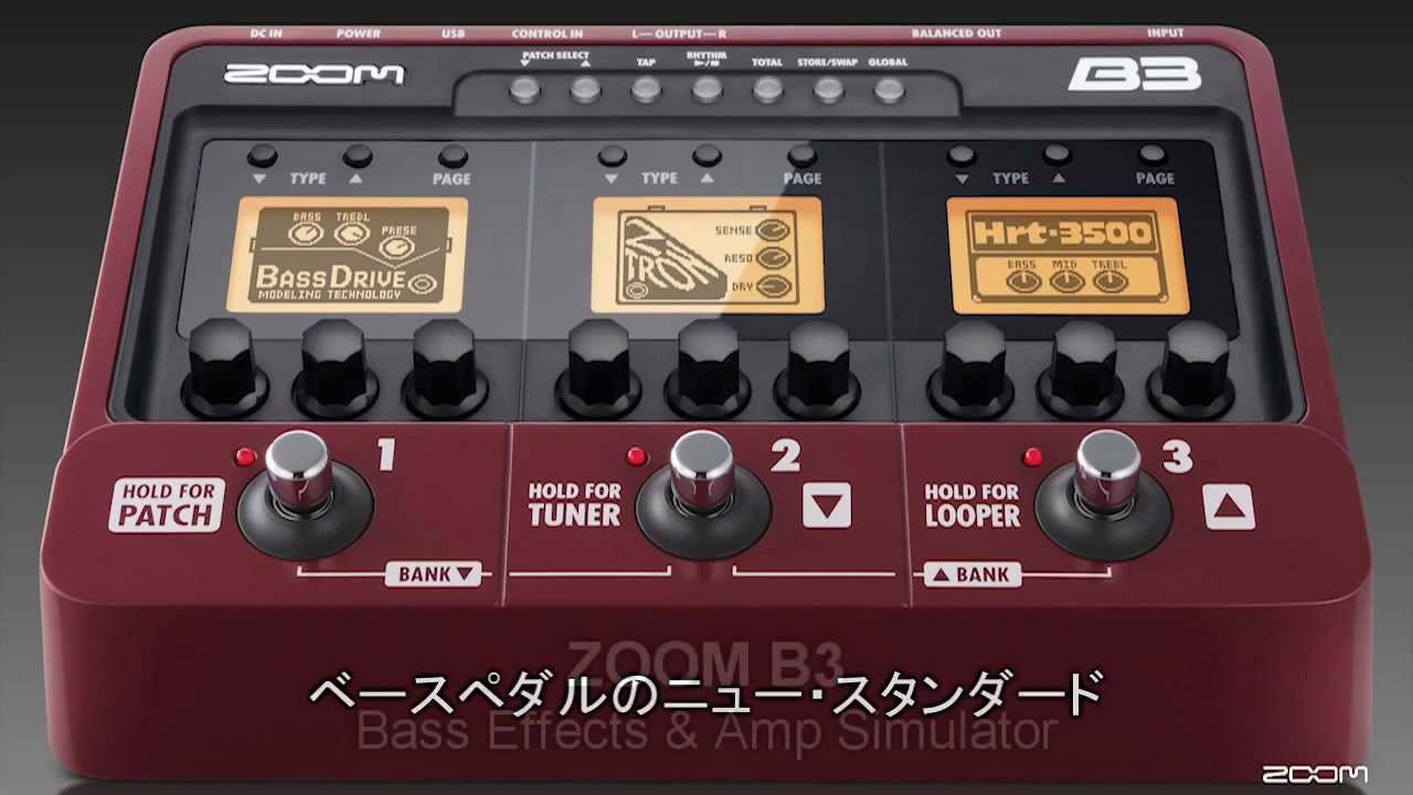 B3 Bass Effects & Amp Simulator