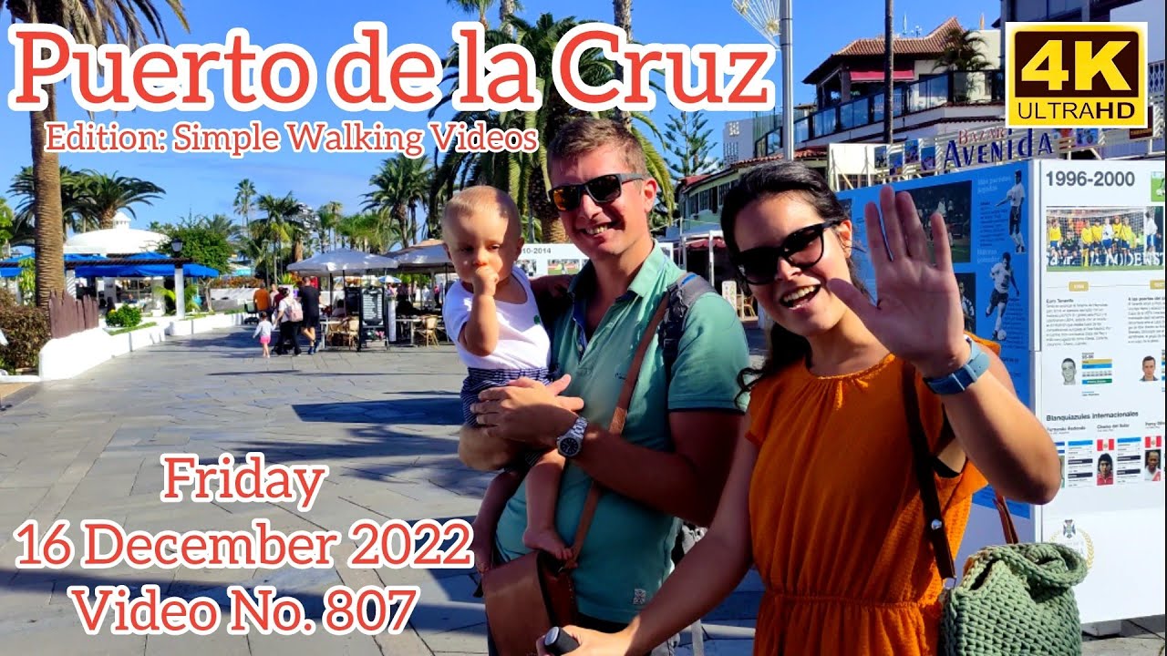 TENERIFE 🏝️ Puerto de la Cruz Canary Islands 16 December 2022 Teneriffa Kanarische Inseln Canarias