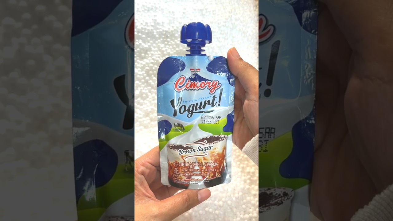 Finding Cimory Yoghurt Brown Sugar Flavour in the box
