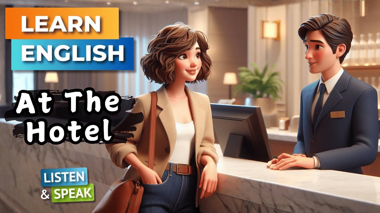 At the Hotel | Easy English Conversations  | English Listening Skills - Speaking Skills