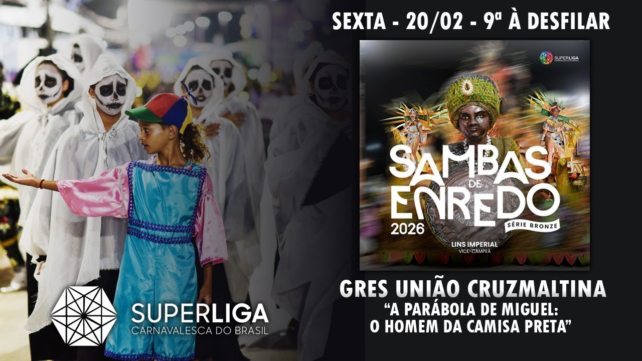GRES União Cruzmaltina - Sambas de Enredo 2026 - Série Bronze(Superliga Carnavalesca do Brasil)