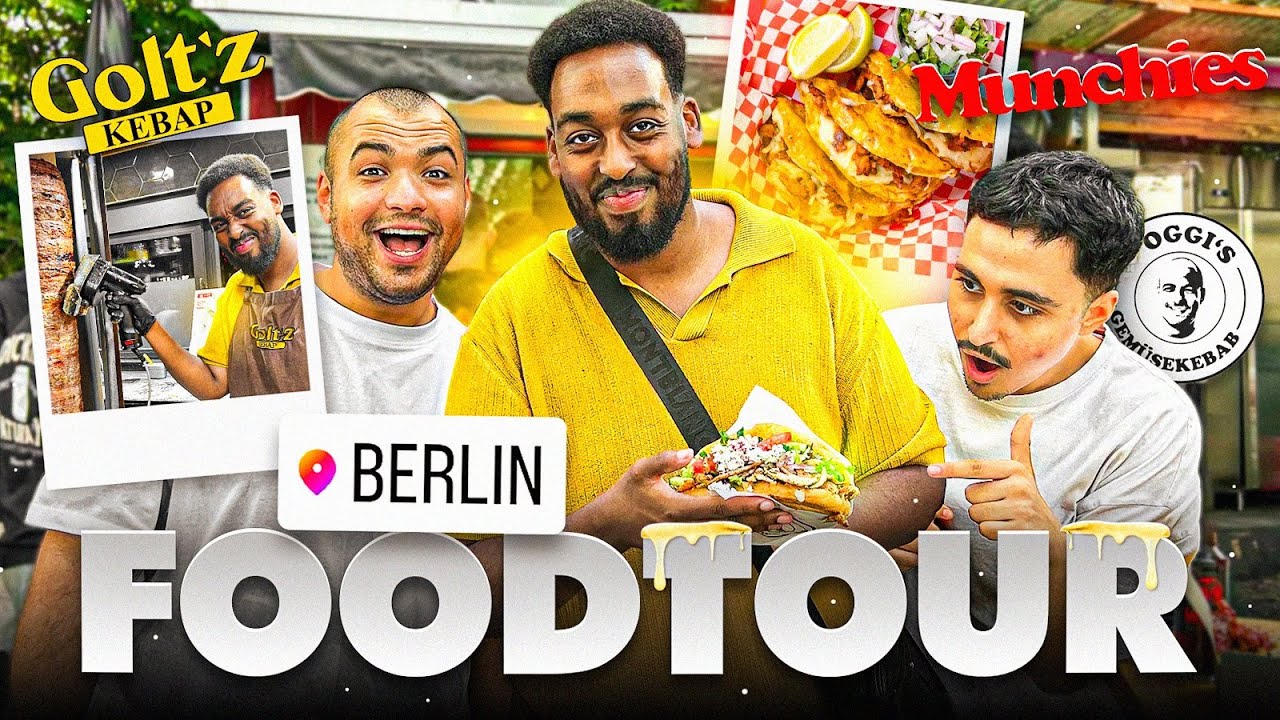 DIE BESTE FOOD TOUR in BERLIN JEMALS (Oggi's , Munchies, Golt'z Kebap)🥙CRASHOUT in Berlin I FaroooYT