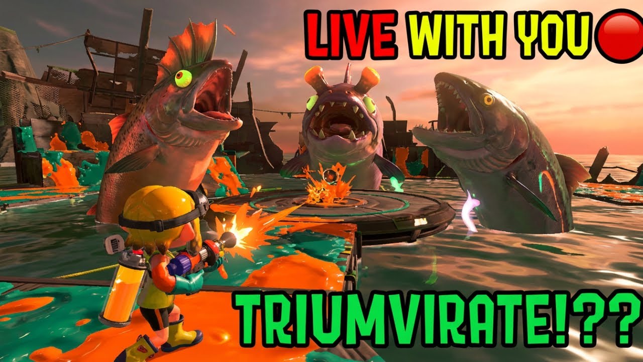⚪️ Triumvirate Triple fish scale Golden Rotations in Splatoon 3 with YOU!!! [HS 206]