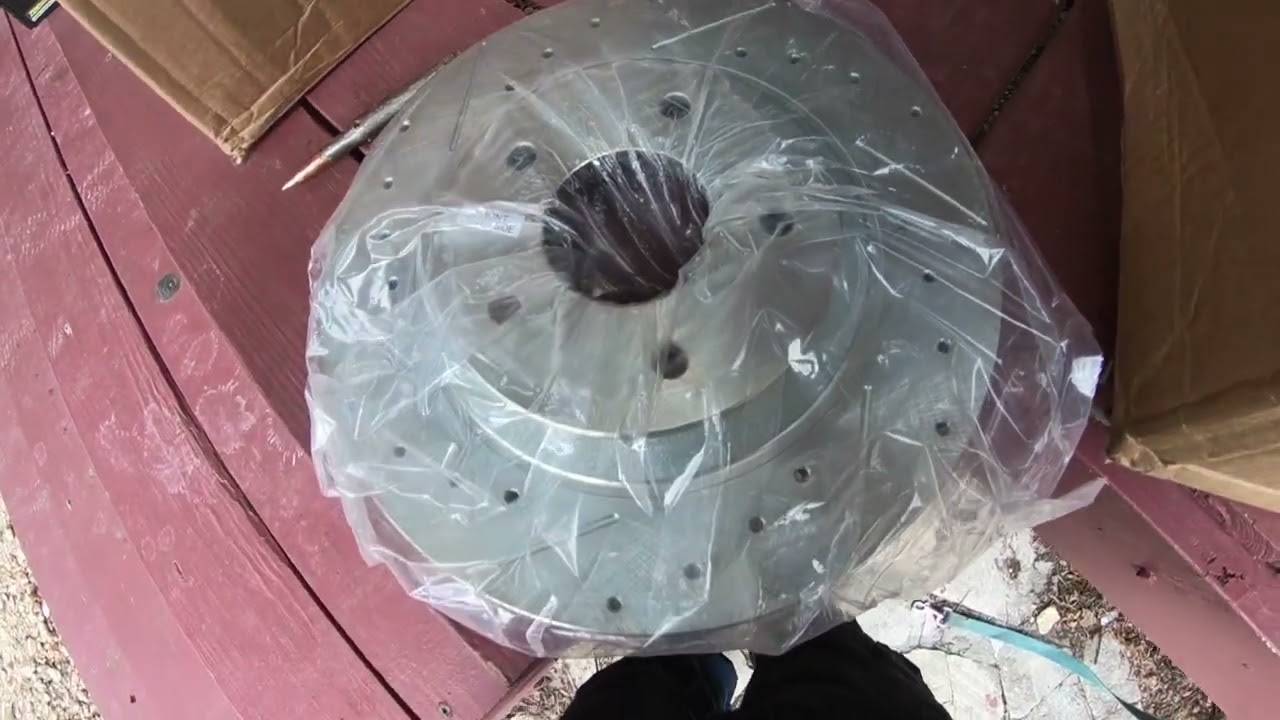 Installing Powerstop drilled and slotted rotors in c4 corvette