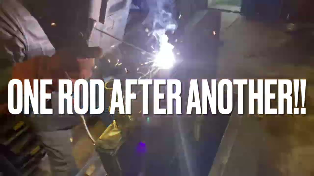 Mobile rotary welding plant , the 7 prop shaft wonder