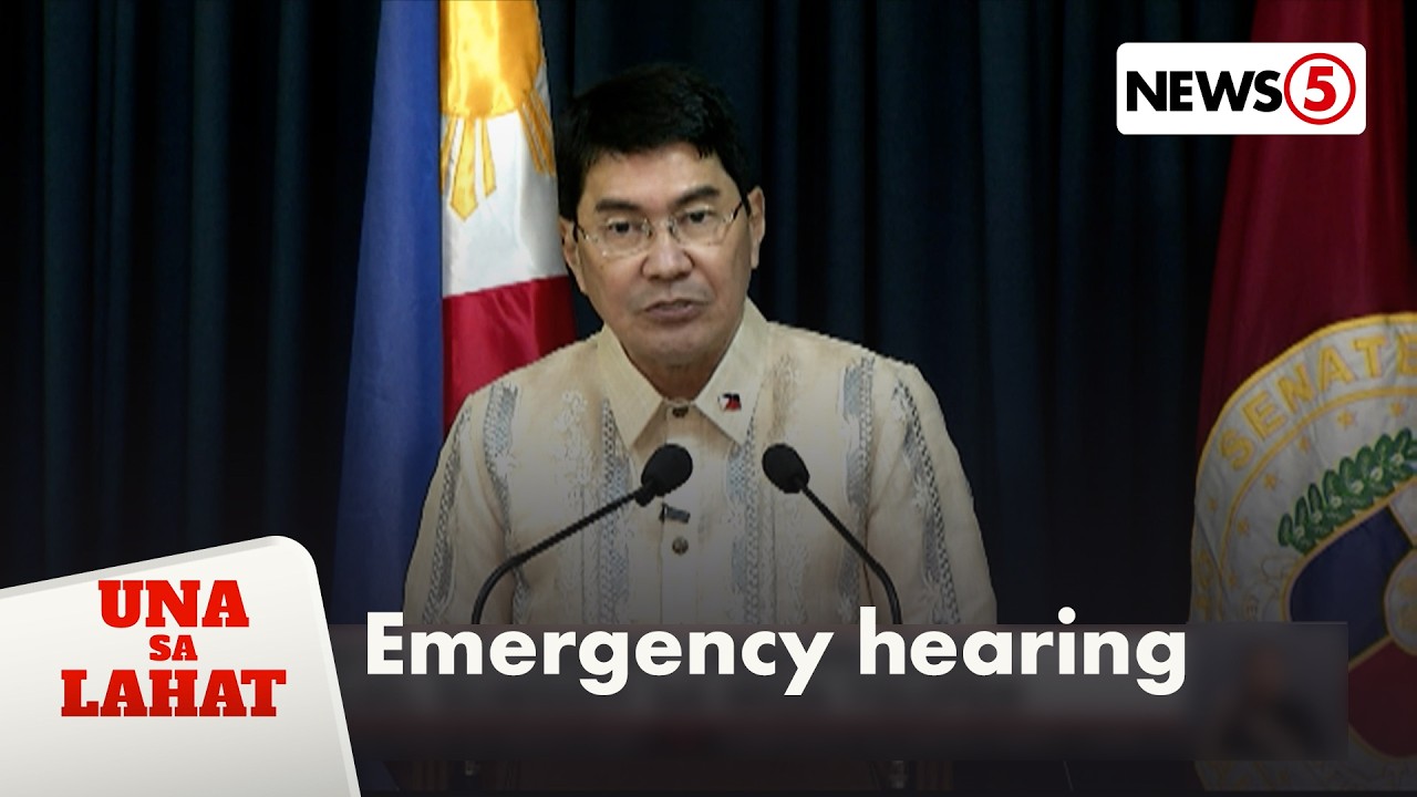 Sen. Erwin Tulfo: Epekto ng gulo sa Middle East, maituturing na emergency | Una Sa Lahat