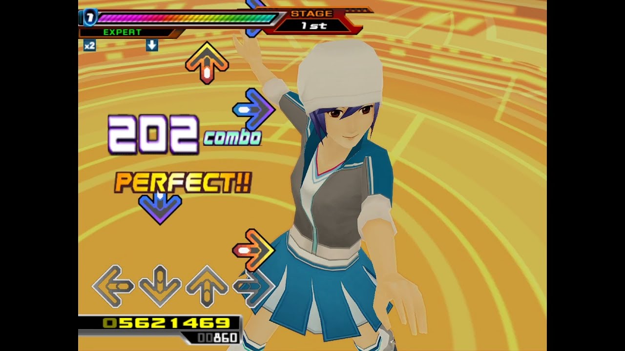 TRUE&hearts;LOVE - jun feat. Schanita Expert FC (Dance Dance Revolution: SuperNOVA) HD (PS2)