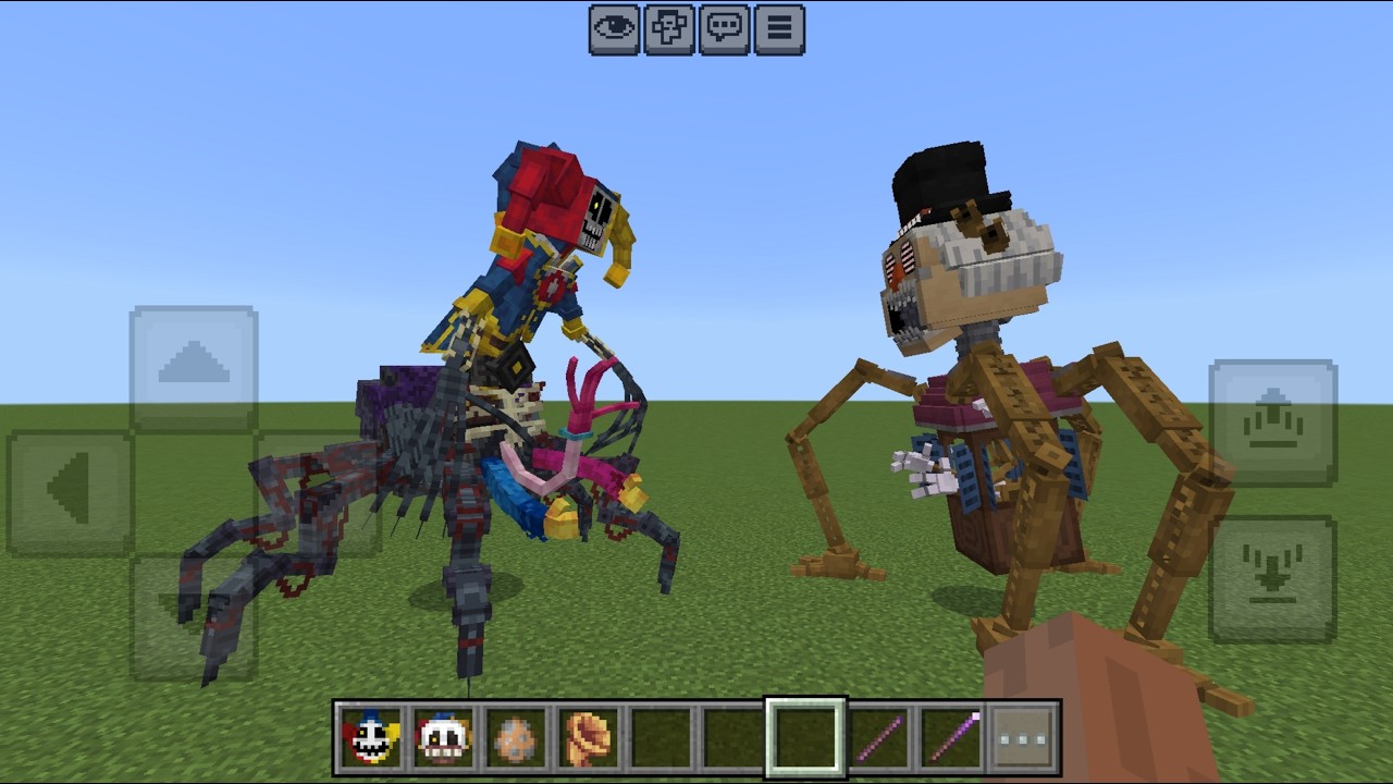 Poppy Playtime 5 The Prototype vs FNAF Secret of the Mimic Big Top MOD in Minecraft PE