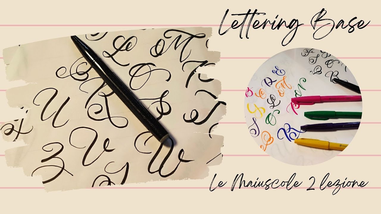 Lettering le maiuscole 2 lezione