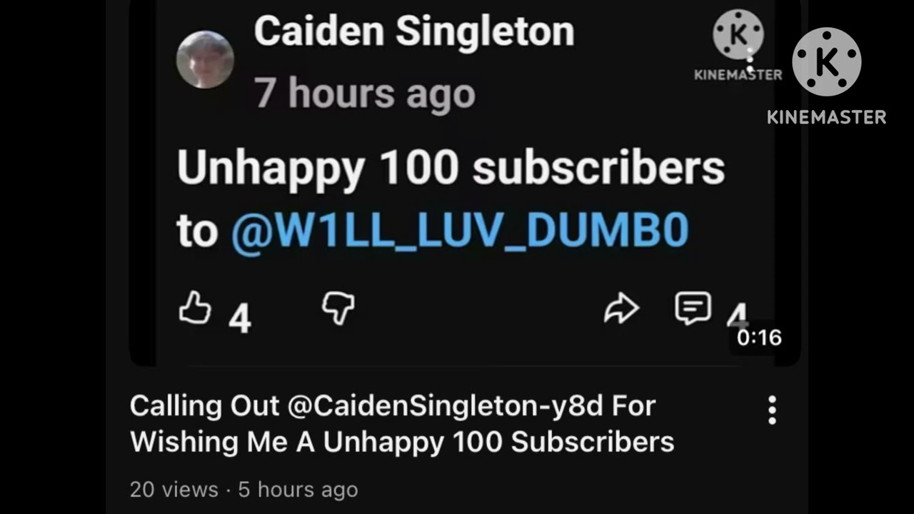 Callout from @W1LL_LUV_DUMB0 for callout me