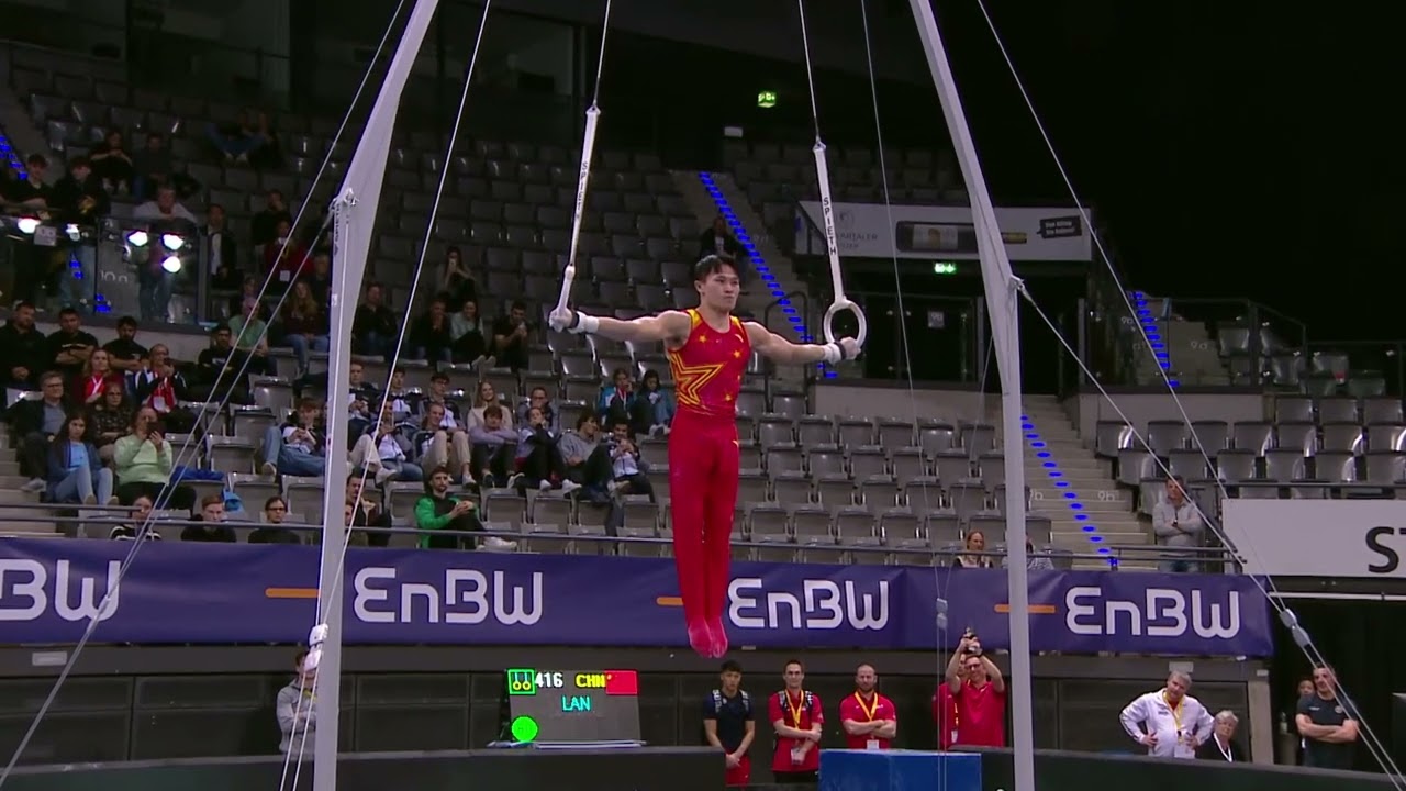Lan Xingyu China Ringe - Gerätfinale EnBW DTB Pokal 2024 Stuttgart