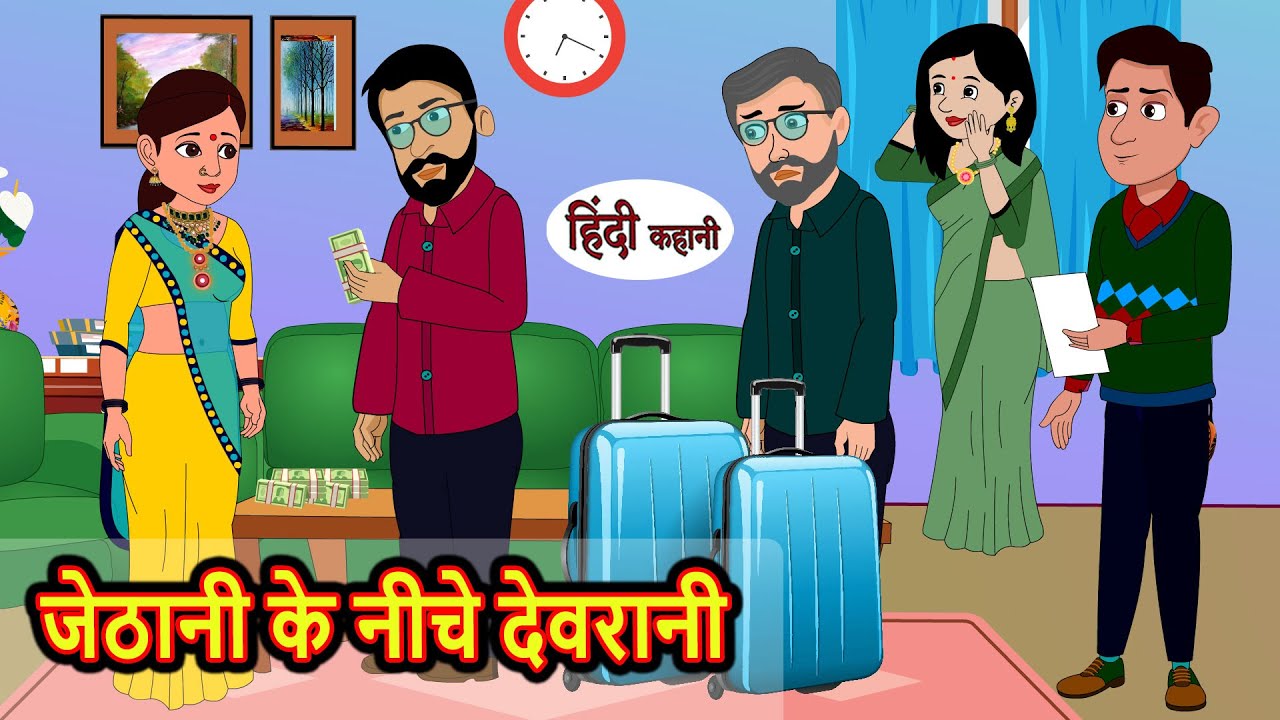 जेठानी के नीचे देवरानी | Hindi Kahani | Bedtime Stories | Story | Kahani | Moral Story | Fairy Tales