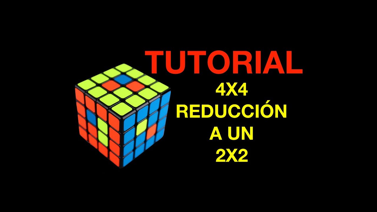 Tutorial 4x4 reducción a un 2x2. Sin paridades!!!
