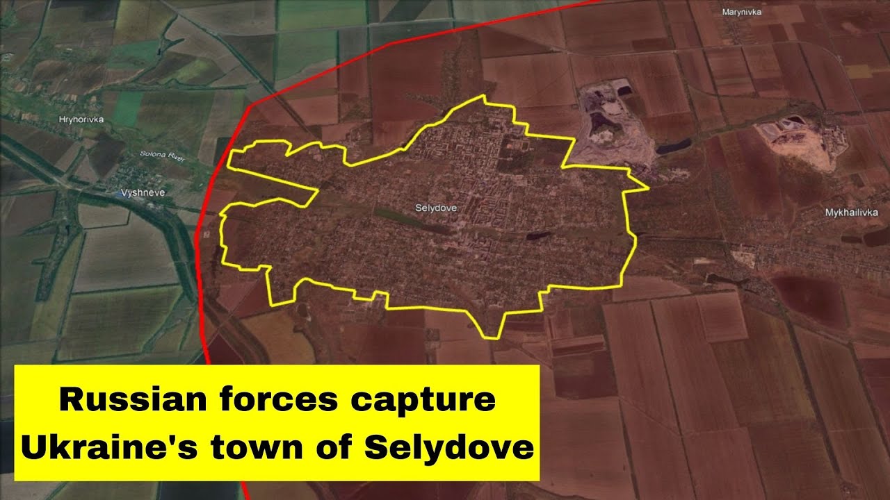 Russian forces capture Ukraine's town of Selydove