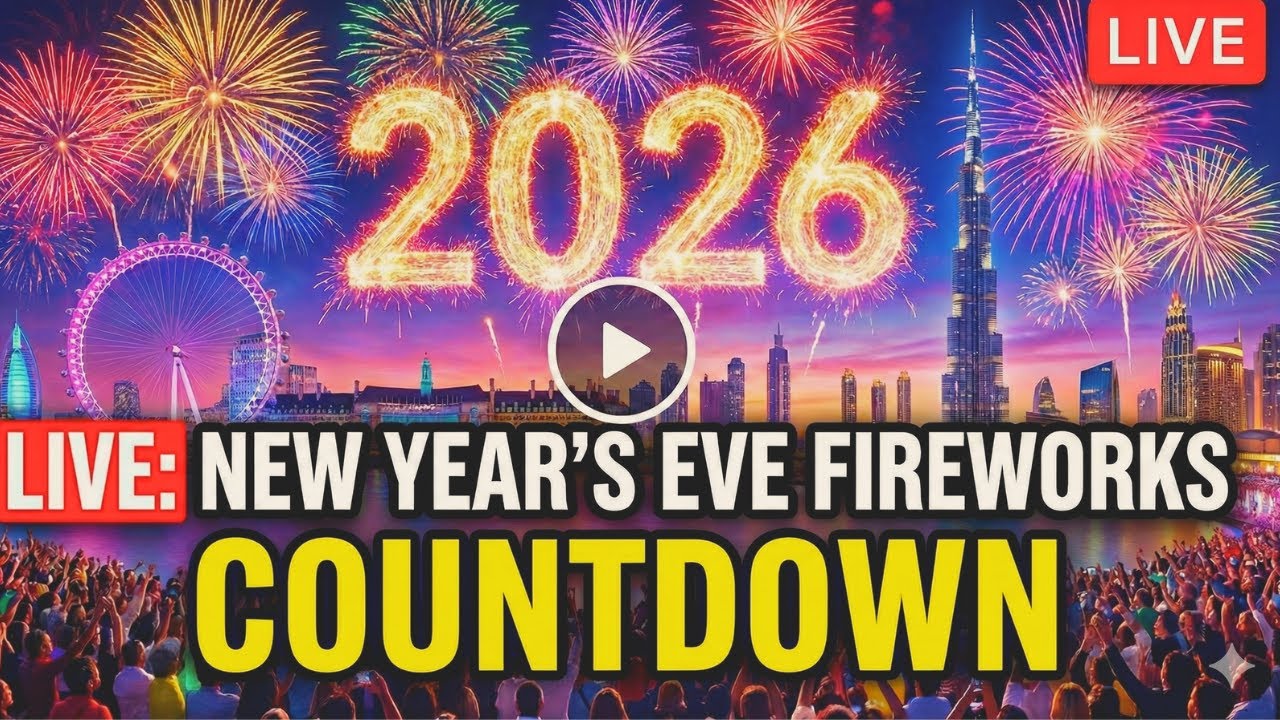 MELBOURNE New Years Fireworks ( Live Stream)