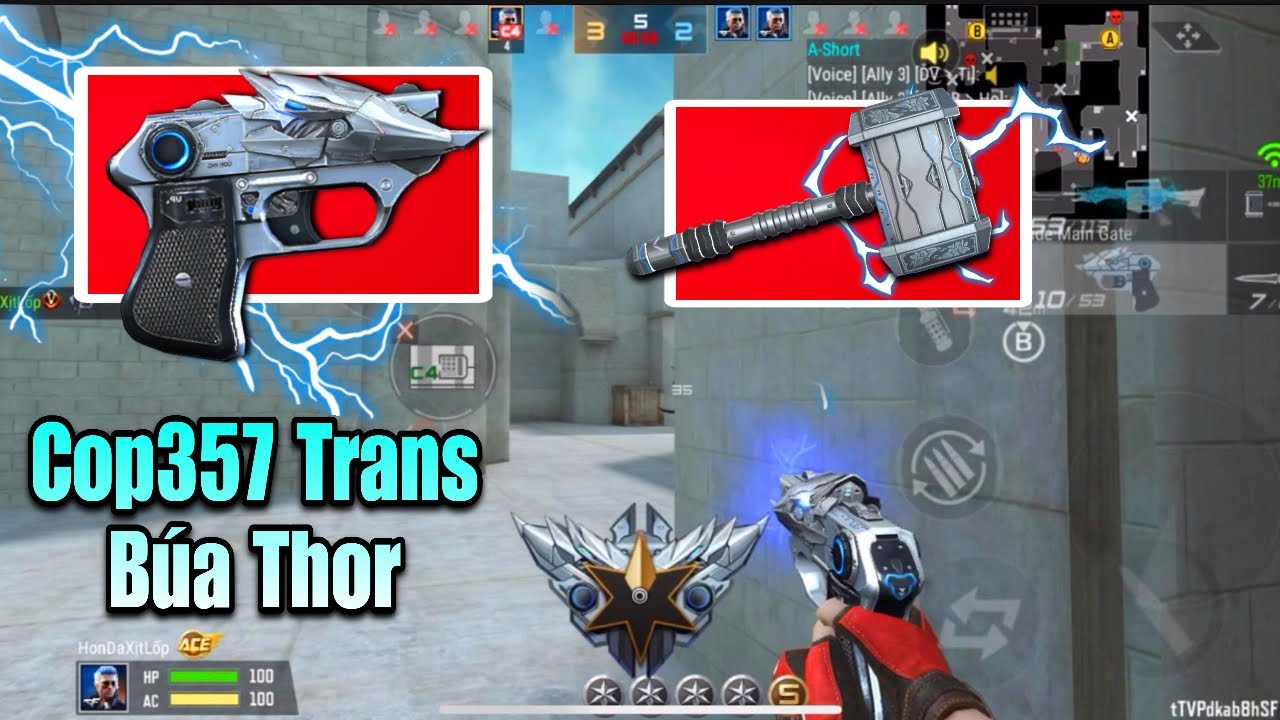 CrossFire:Legends | Trên tay Full Set Búa Thor + Cop 357 Transformer