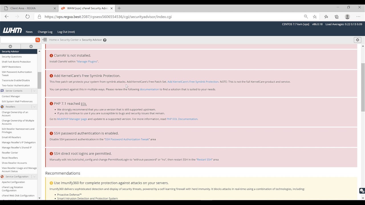cPanel & WHM - Security - Part 2